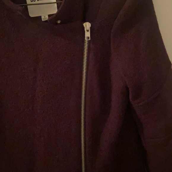 BB Dakota Beautiful women’s Burgundy Pea coat size small - Picture 3 of 7
